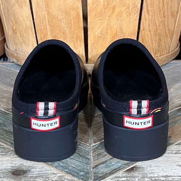 Hunter PLAY Logo Rainbow All Over Print Slip-On Mules Clogs Womens Size 10 - Picture 6 of 11